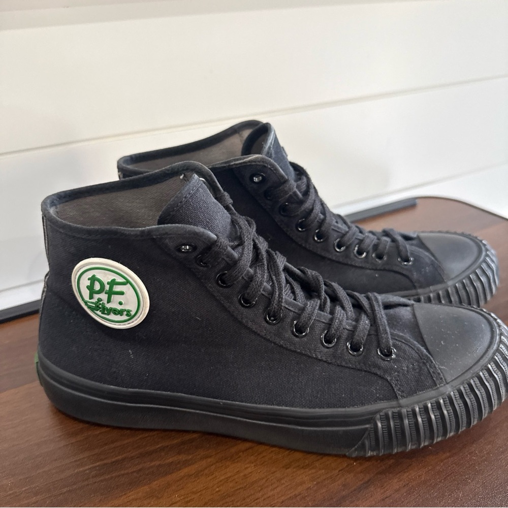 P.F. Flyers Classic Black Canvas Sneakers